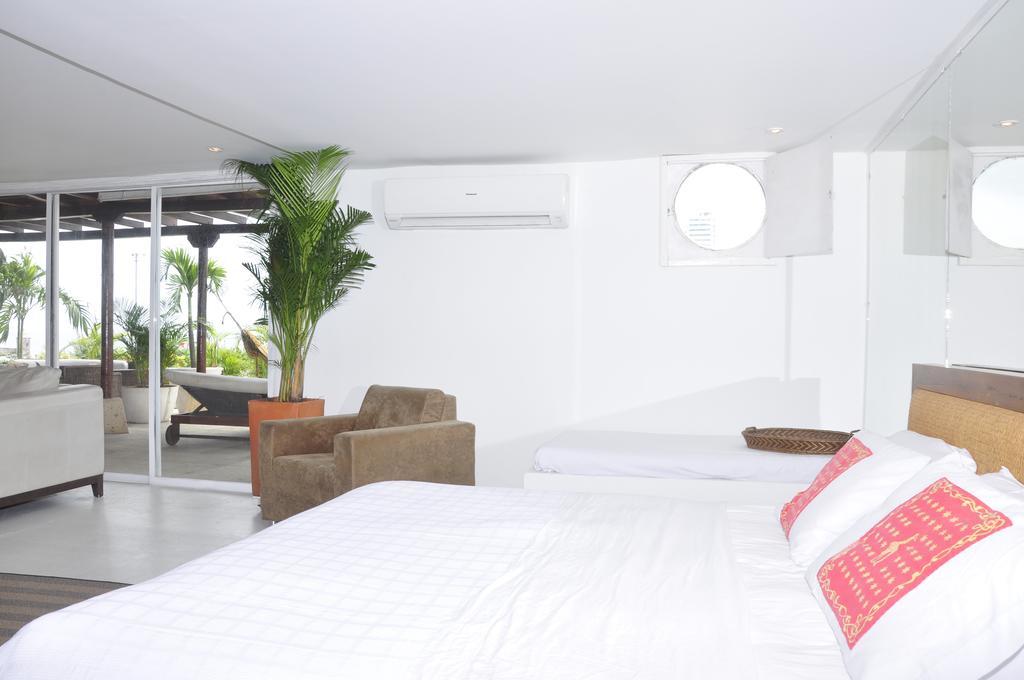 Апартаменты Penthouse Caribbean View And Private Pool, Картахена Экстерьер фото