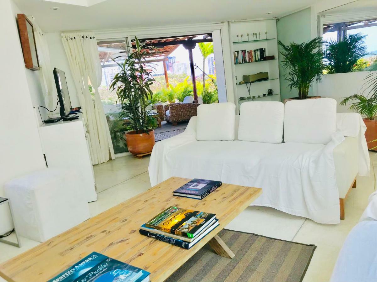 Апартаменты Penthouse Caribbean View And Private Pool, Картахена Экстерьер фото